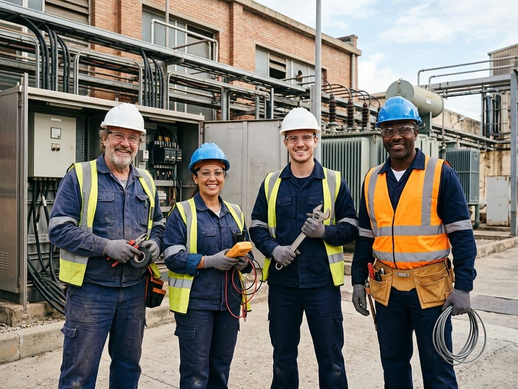 Equipo de electricistas en Vilagarcía de Arousa